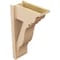 Ekena Millwork 8-in W x 16-in D x 28-in H Funston Trad Rough Cedar Woodgrain TimberThane Outlooker, Primed Tan OUTUR080X16X28FST04RCPR - alternate 5